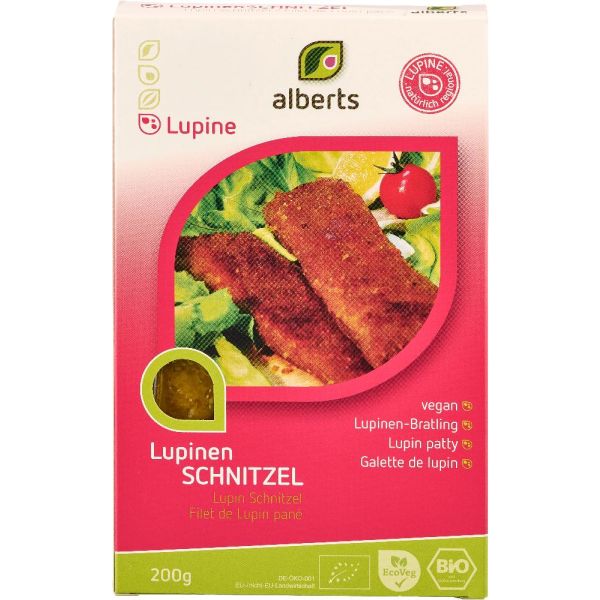 alberts Lupinen Schnitzel, Bio, 200 g