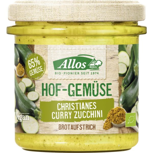 Allos Hof-Gem&uuml;se Christianes Curry Zucchini, Bio, 135 g