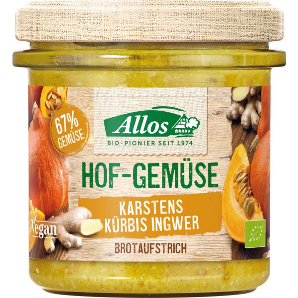 Allos Hof-Gemüse Karstens Kürbis Ingwer, Bio, 135 g