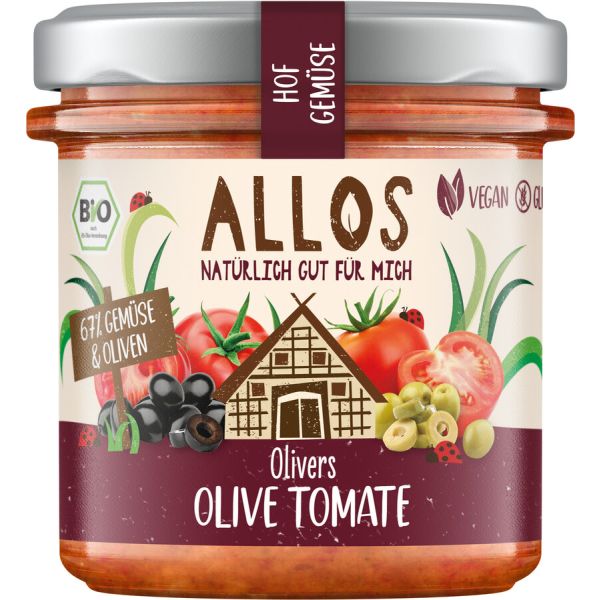 Allos Hof-Gem&uuml;se Olivers Olive Tomate, Bio, 135 g