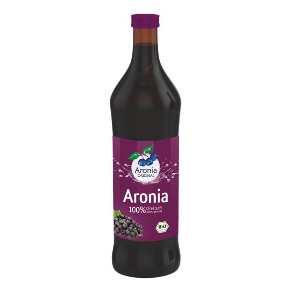 Aronia Original Aroniabeerensaft 100 % Direktsaft, Bio, 700 ml