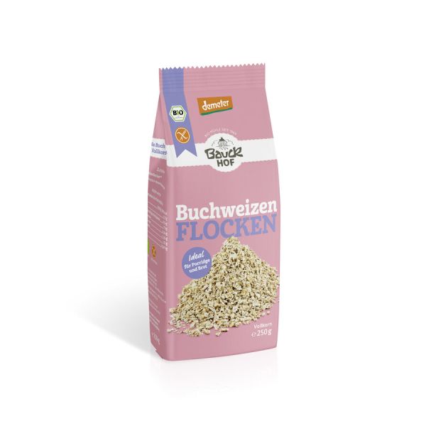 Bauckhof Buchweizenflocken demeter glutenfrei, Bio, 250 g