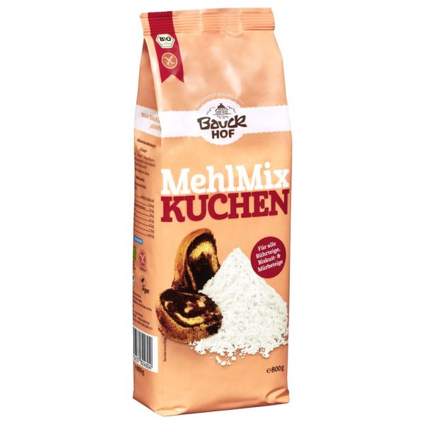 Bauckhof Mehl-Mix Kuchen glutenfrei, Bio, 800 g