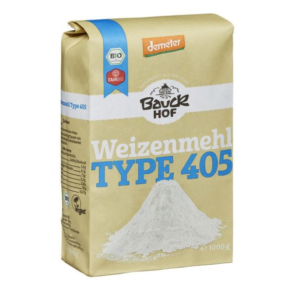 Bauckhof Weizenmehl Type 405 demeter, Bio, 1 kg