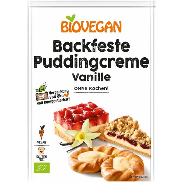 Biovegan Backfeste Puddingcreme Vanille, Bio, 50 g