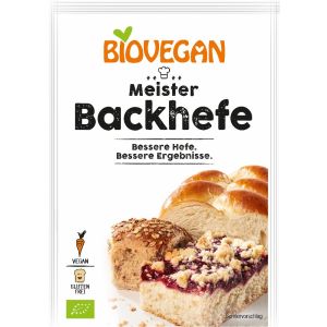 Biovegan Meister Backhefe, Bio, 7 g