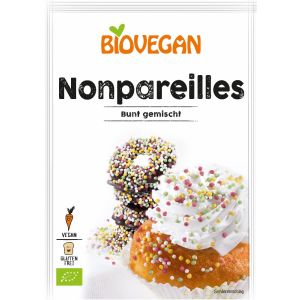 Biovegan Nonpareilles bunt gemischt, Bio, 35 g
