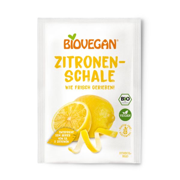 Biovegan Zitronenschale, Bio, 9 g