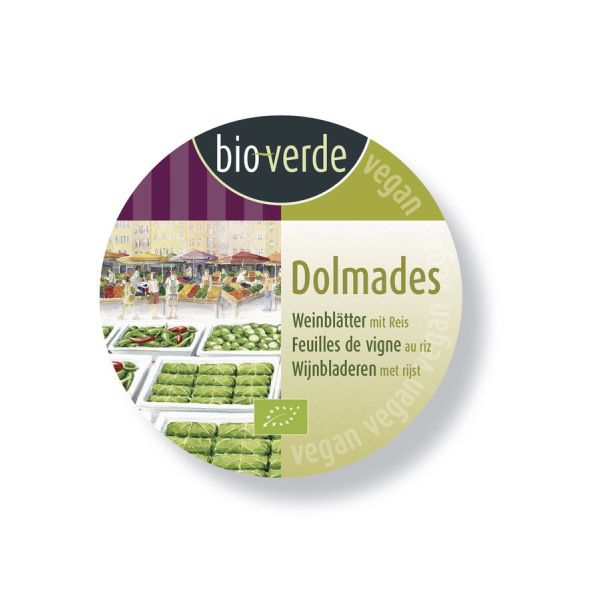 bio-verde Dolmades gefüllte Weinblätter, Bio,...
