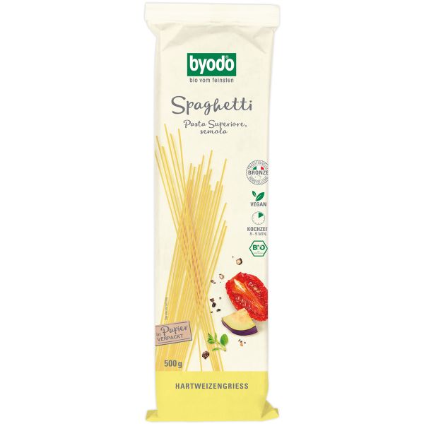 byodo Spaghetti semola, Bio, 500 g
