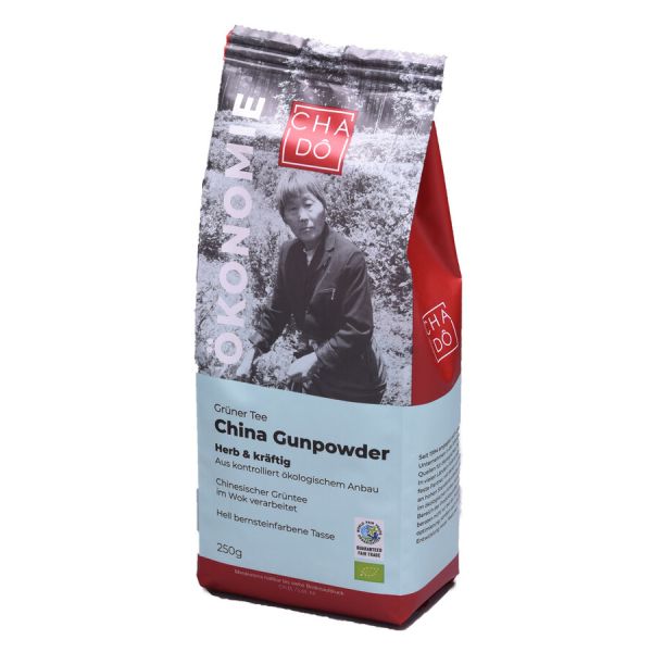 Cha Dô China Gunpowder Grüntee Fairtrade, Bio,...