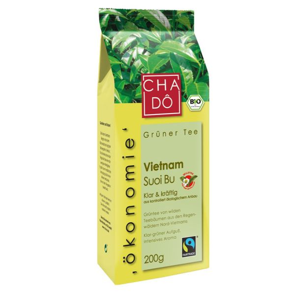 Cha Dô Vietnam Grüntee Suoi Bu Fairtrade, Bio, 200 g