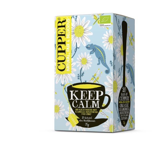 Cupper Keep Calm Kräutertee, Bio, 20 x 1,75 g