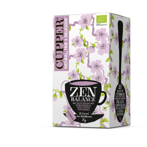 Cupper Zen Balance Tee, Bio, 20 x 1,5 g | MHD: 02.09.2022...