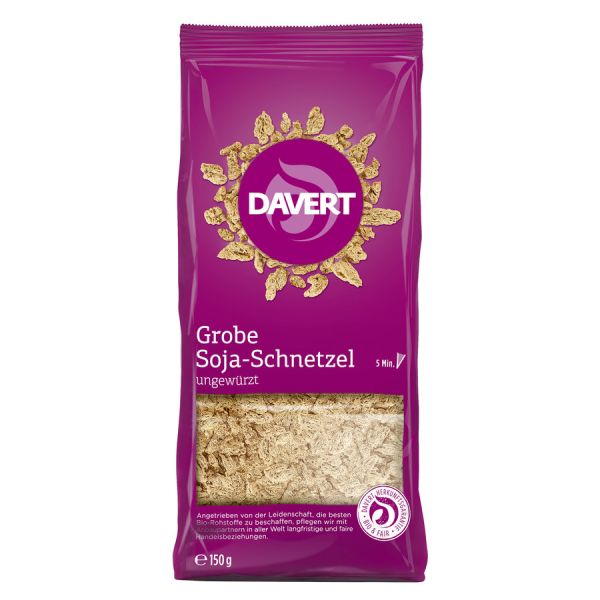 Davert grobe Soja-Schnetzel, Bio, 150 g | MHD: 20.09.2022...