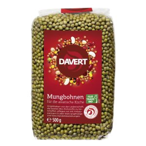 MHD: 15.10.23 | Davert Mungbohnen Fair Trade, Bio, 500 g