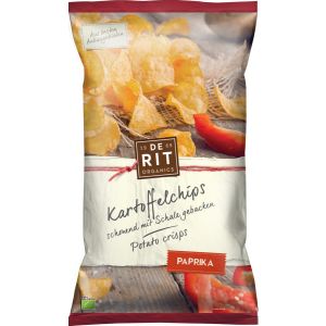 De Rit Kartoffelchips Paprika, Bio, 125 g