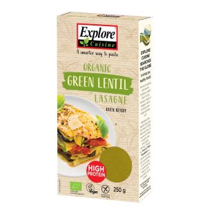 Explore Cuisine Lasagne aus grünen Linsen, Bio, 250 g
