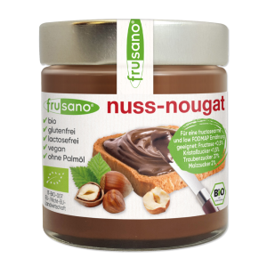 Frusano Nuss-Nougat-Creme, Bio, 180 g