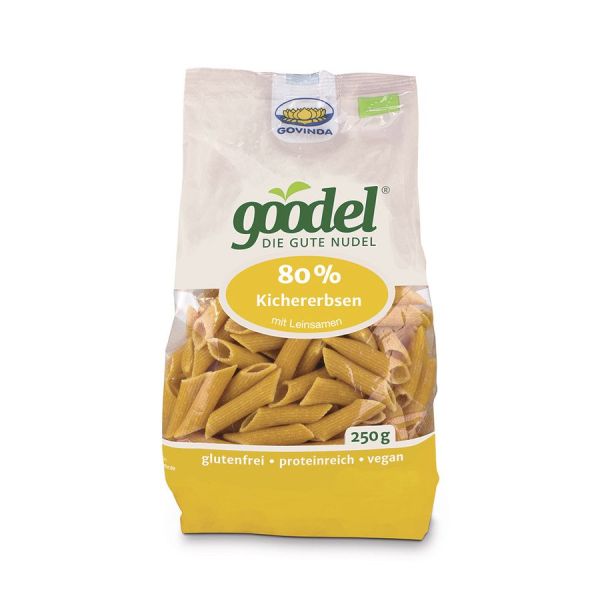 Govinda goodel Nudeln aus Kichererbse Leinsaat, Bio, 250 g