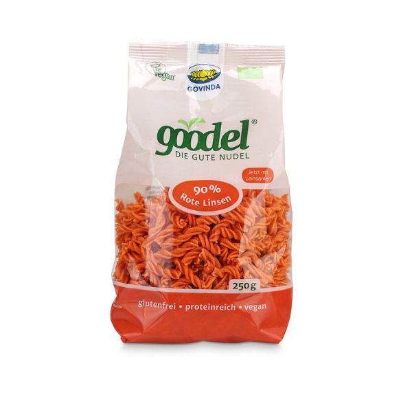 Govinda goodel Nudeln aus roten Linsen, Bio, 250 g