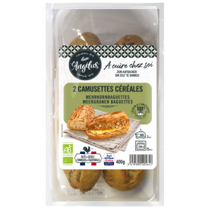 LAngelus Mehrkorn Baguettes, Bio, 2 Stück, 400 g