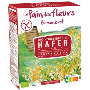 Le Pain des fleurs Blumenbrot Knusperbrot Hafer, Bio, 150 g