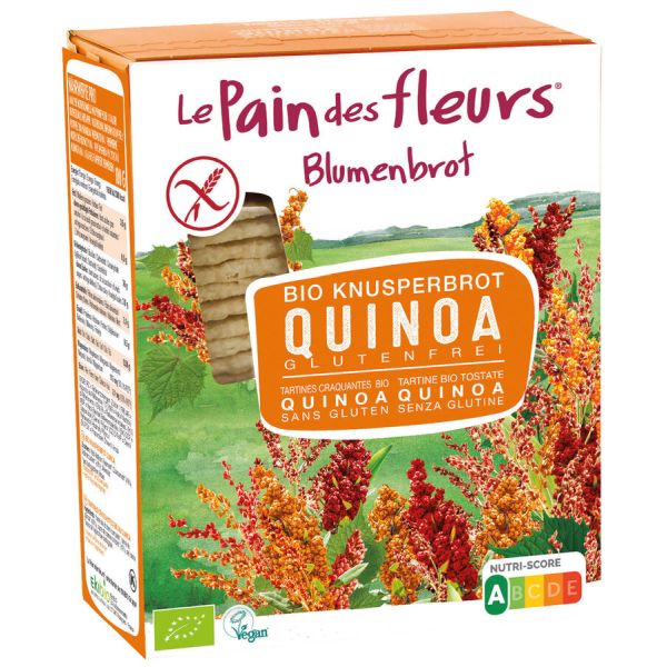 Le Pain des fleurs Blumenbrot Knusprige Quinoa-Schnitten, Bio, 150 g