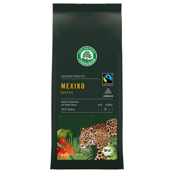Lebensbaum Mexiko Kaffee gemahlen Fairtrade, Bio, 250 g