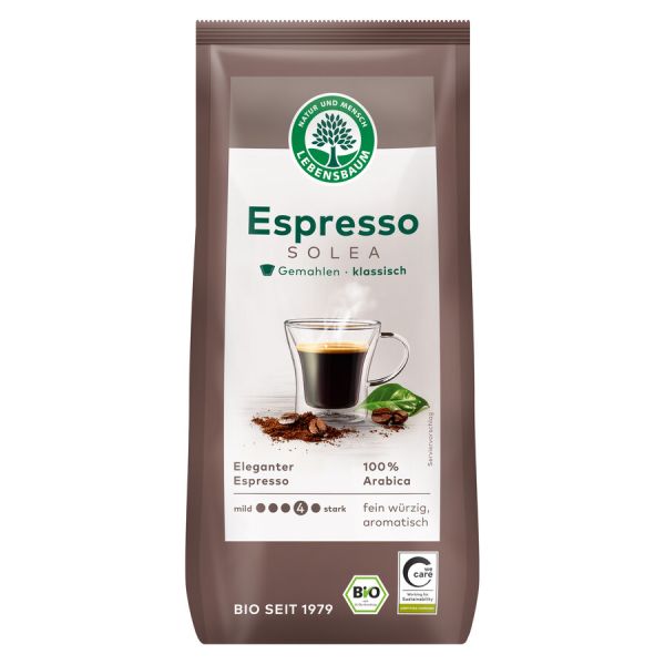 Lebensbaum Solea Espresso gemahlen, Bio, 250 g