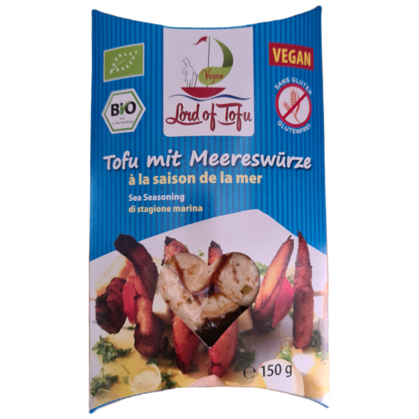 Lord of Tofu Tofu mit Meeresgewürzen, Bio, 150 g