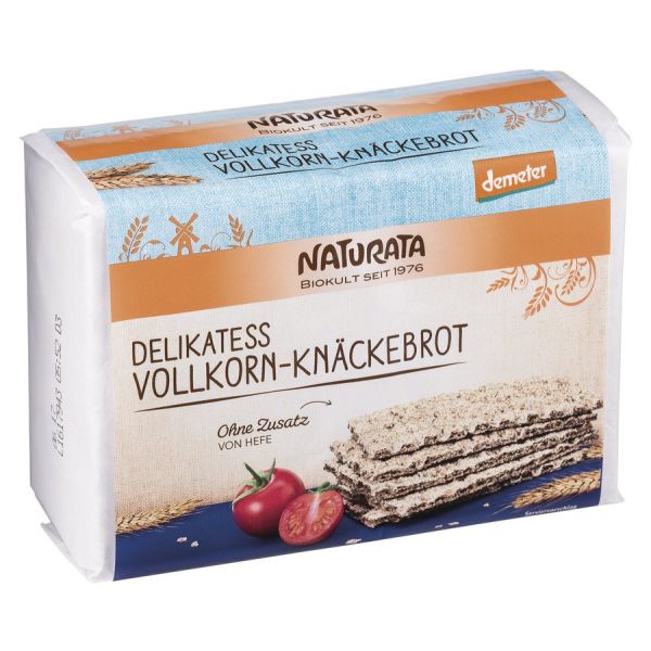 Naturata Delikatess Vollkorn Kn&auml;ckebrot demeter,...