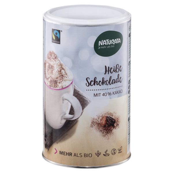 Naturata Hei&szlig;e Schokolade, Bio, 350 g