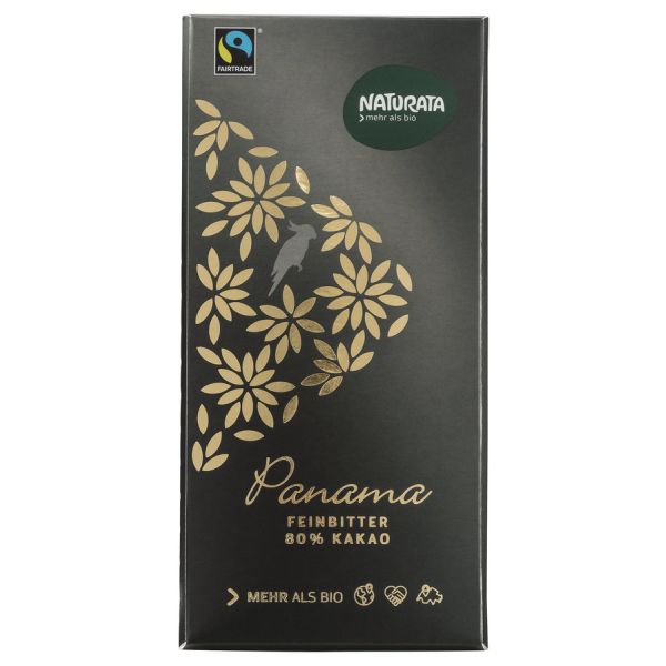 Naturata Panama Feinbitter 80 % Fairtrade, Bio, 100 g