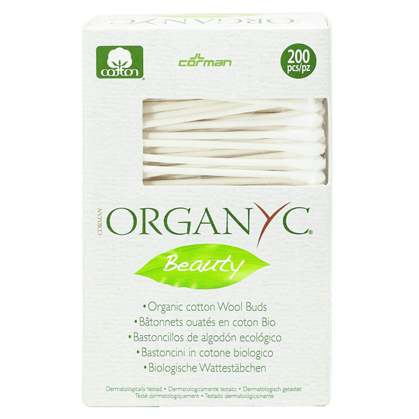 Organyc Wattestäbchen aus Bio Baumwolle, 1 x 200 St.