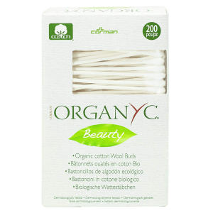 Organyc Wattestäbchen aus Bio Baumwolle, 1 x 200 St.