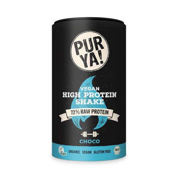 PURYA! Vegan High Protein Shake Choco, Bio, 550 g