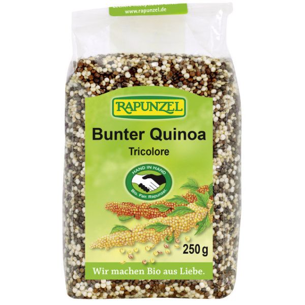 Rapunzel Bunter Quinoa Hand in Hand, Bio, 250 g | MHD: 12.02.2022 | 10% reduziert