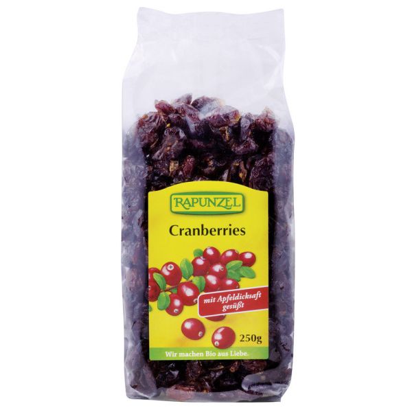 Rapunzel Cranberries, Bio, 250 g