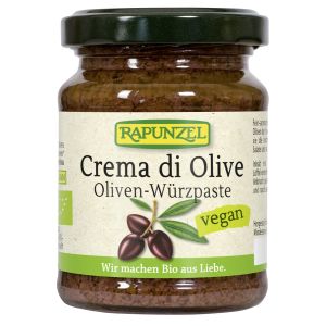 Rapunzel Crema di Olive Olivenwürzpaste, Bio, 120 g