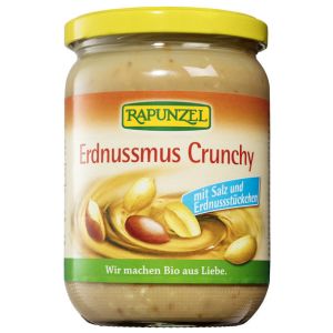 Rapunzel Erdnussmus Crunchy mit Salz, Bio, 500 g