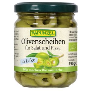 Rapunzel grüne Olivenscheiben für Salat und...