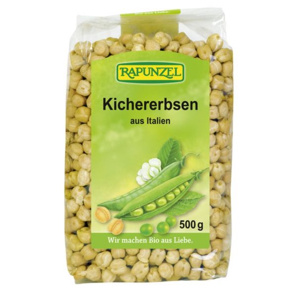 Rapunzel Kichererbsen, Bio, 500 g | MHD: 04.08.2022 | 30% reduziert