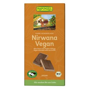 Rapunzel Nirwana Vegan Schokolade mit Praliné...