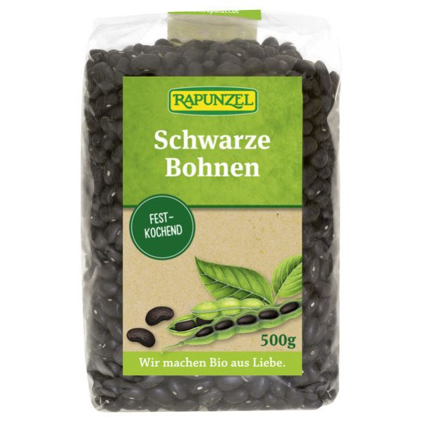 Rapunzel Schwarze Bohnen, Bio, 500 g
