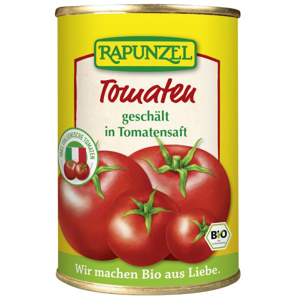 Rapunzel Tomaten gesch&auml;lt in der Dose, Bio, 400 g