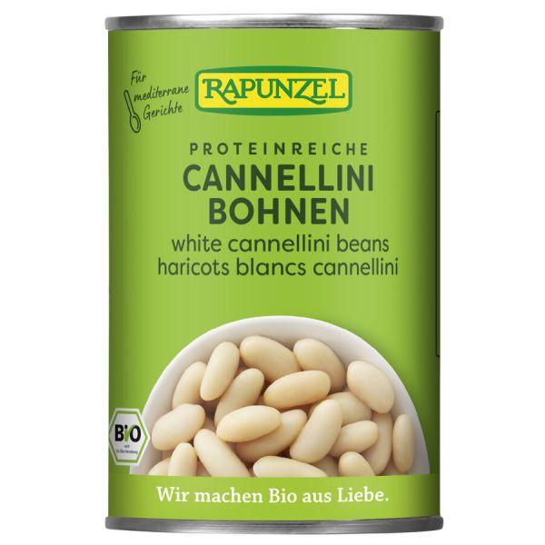 Rapunzel Weiße Cannellini Bohnen in der Dose, Bio, 400 g