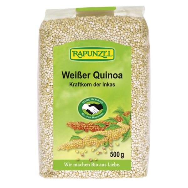 Rapunzel Weißer Quinoa, Bio, 500 g | MHD: 16.08.2022 | 10% reduziert