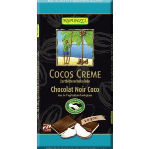 Rapunzel Zartbitterschokolade Cocos Creme, Bio, 100 g |...