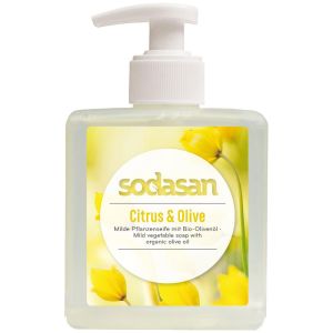 Sodasan Flüssigseife Citrus-Olive, 300 ml